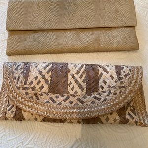 2 clutch bags